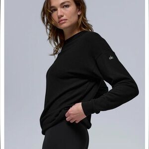 Alo yoga Alolux SOHO pullover black XS
